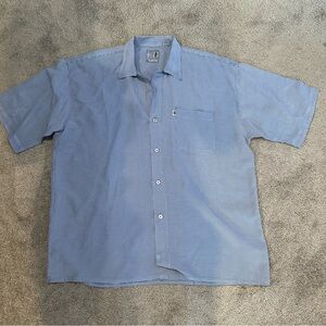 Pineapple Connection Plaid Short Sleeve Button Down Collared Shirt